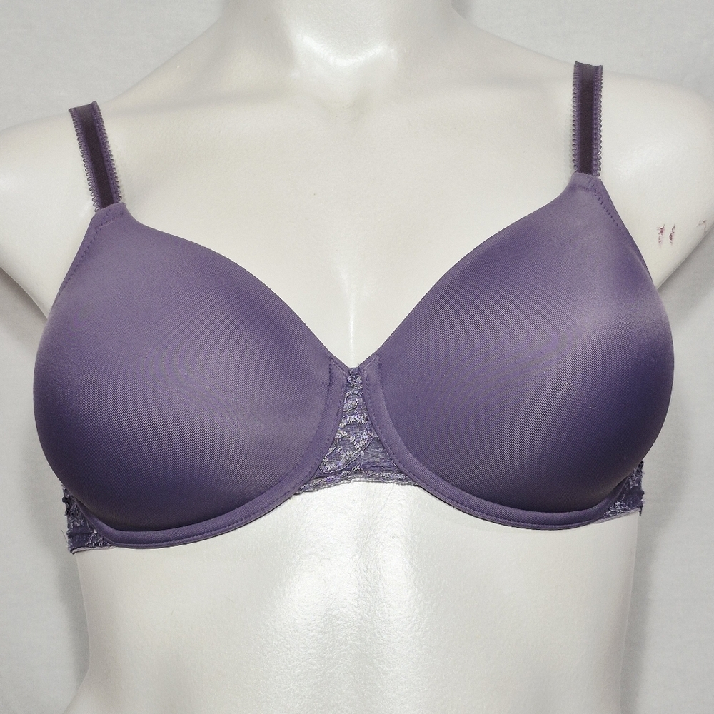 32DDD Wacoal 85340 French Garden Seamless Underwire T-Shirt Bra Purple